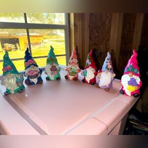 Colorful Garden Gnome Set